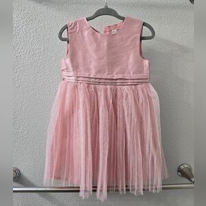 Nannette Pink Tulle Kids Dress